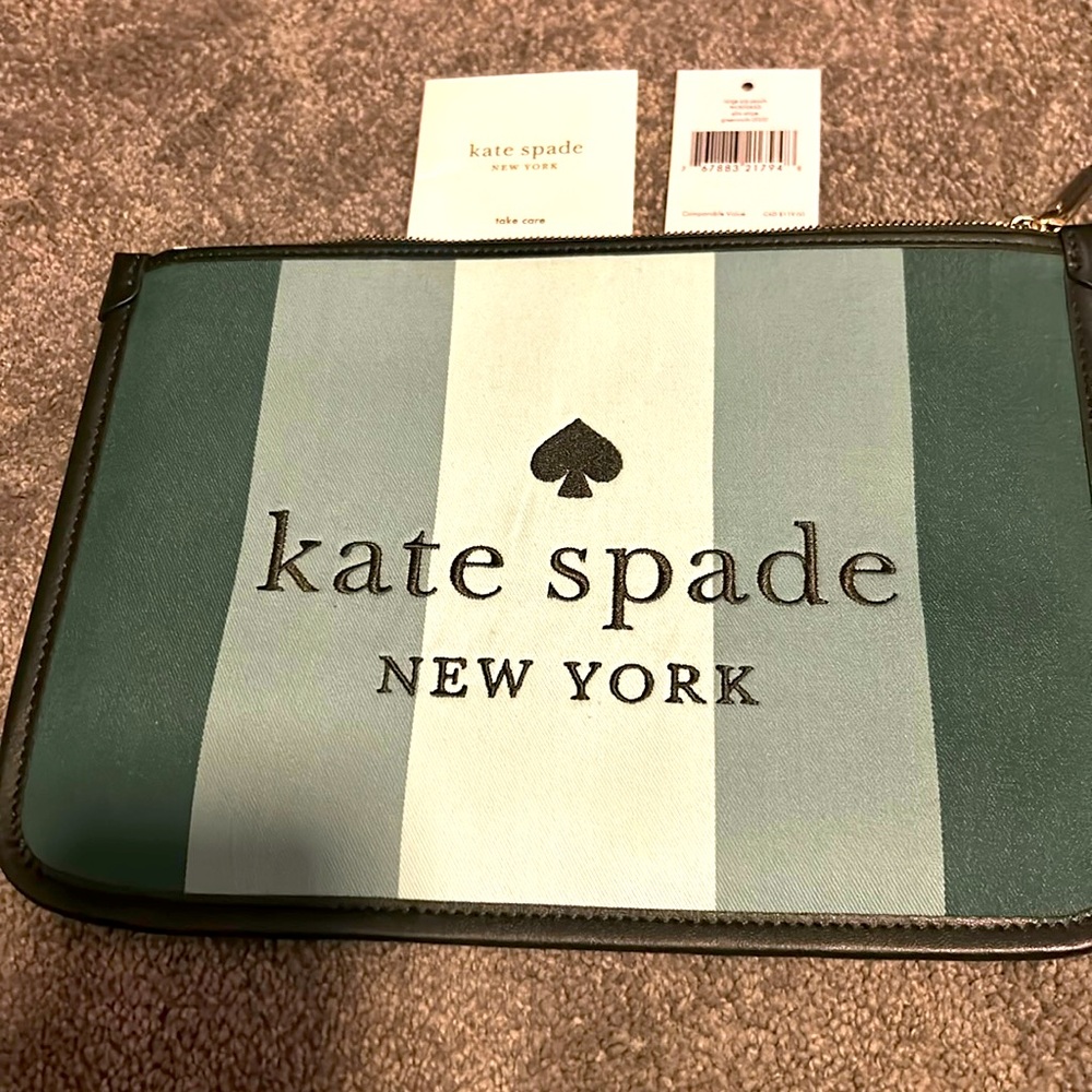 Kate Spade large zip pouch
